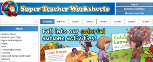 Superteacherworksheets 1 300x122