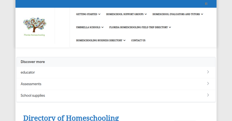 Florida Homeschooling Florida Homeschooling 1 768x402