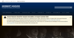 Herbert Hoover Presidential Library Museum 1 300x157