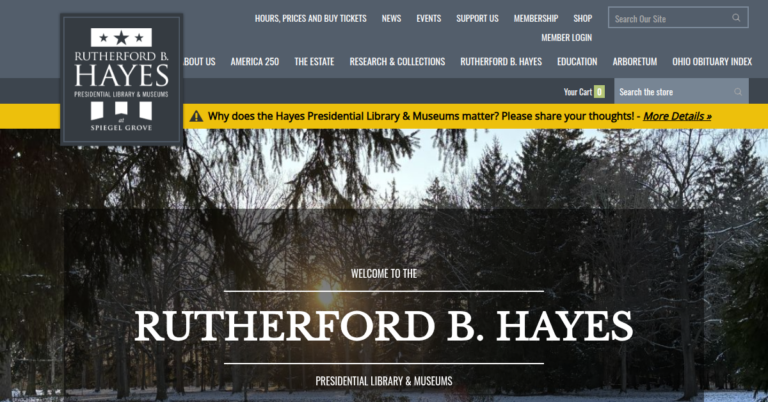 Rutherford B Hayes Presidential Library Museums 1 768x402