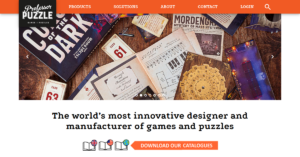 The worlds most innovative designer and manufacturer of games and puzzles 1 300x157