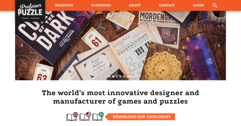 The worlds most innovative designer and manufacturer of games and puzzles 1 768x402