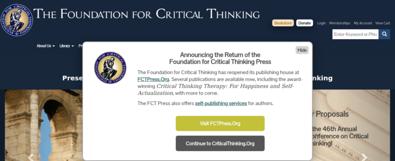 Foundation for Critical Thinking 1 768x313