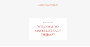 Mayes Literacy Therapy 1 300x157
