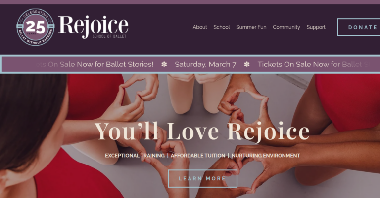 Rejoice Ballet Academy 1 768x402