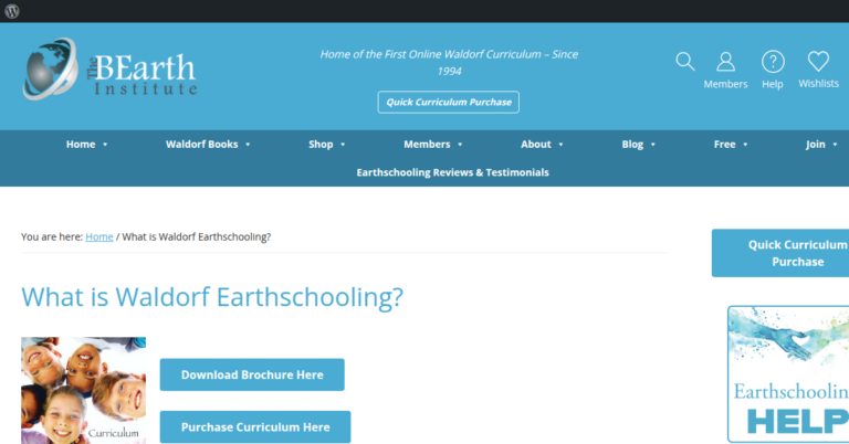 The BEarth Institute Inc Earthschooling 1 768x402