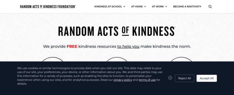 The Random Acts of Kindness Foundation 1 768x313