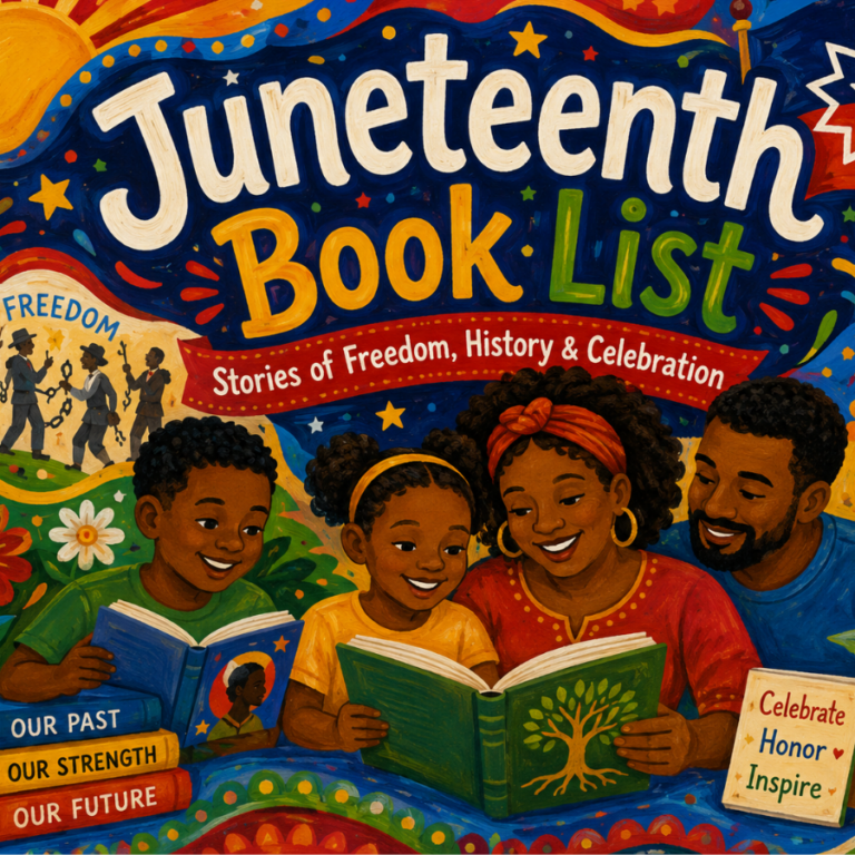 Juneteenth is more than a date on the calendar. It is a story of freedom delayed resilience carried forward and history that deserves to be remembered with care. This book list was curated to he 768x768