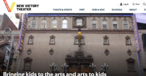 The New Victory Theater NYs Theater for Kids and Families 1 300x157