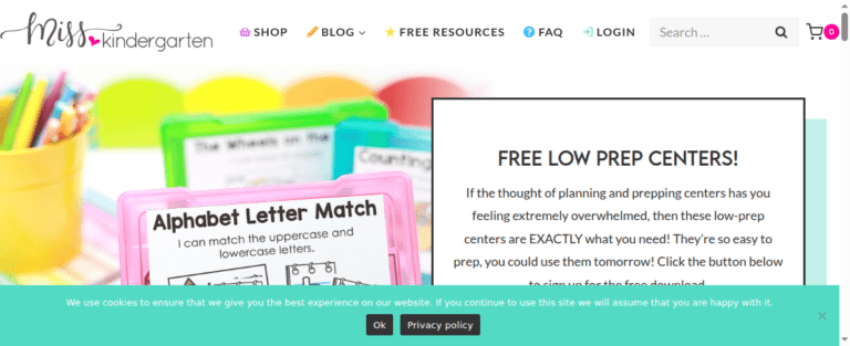 Miss Kindergarten 1 768x313