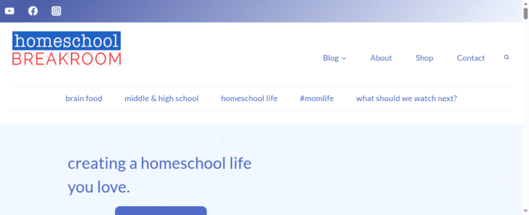 Homeschool Break Room 1 1 768x313