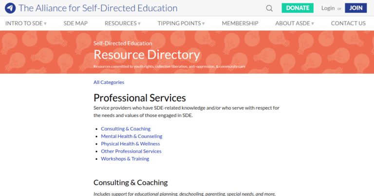 Alliance for Self Directed Education 1 768x402