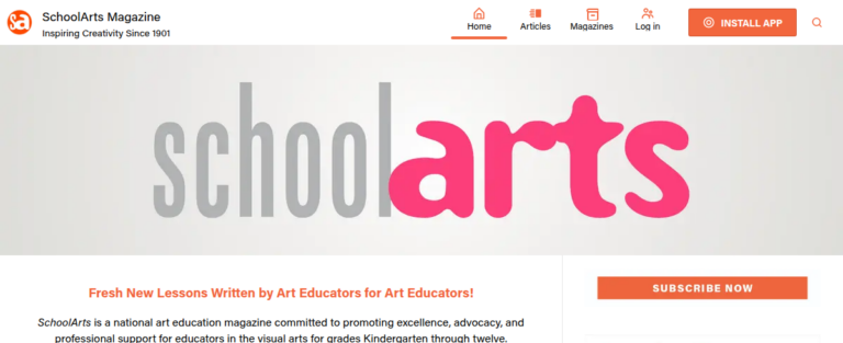 Art Education Magazine SchoolArts 1 768x313