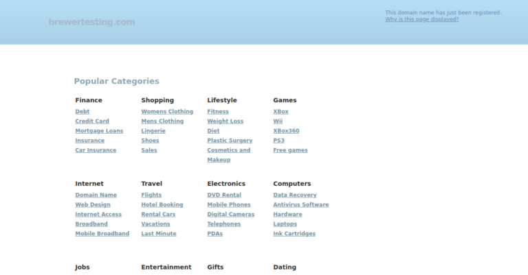 Brewer Testing Services Welcome Page 1 768x401