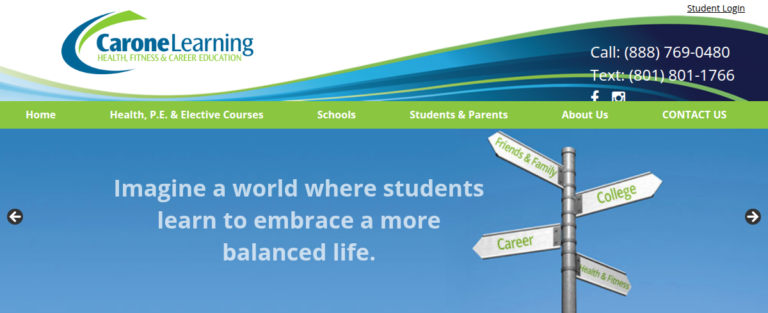 Carone Learning Online PE Health Career Classes 1 768x313