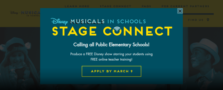 Disney Musicals in Schools 1 768x313