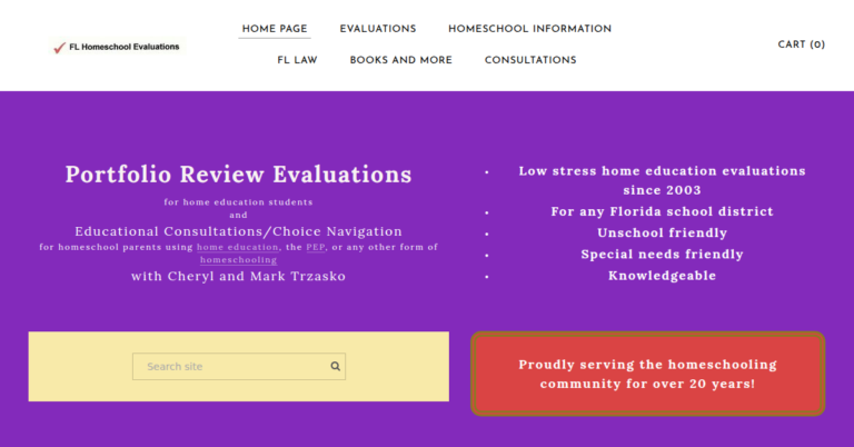 FL HOMESCHOOL EVALUATIONS 1 768x402