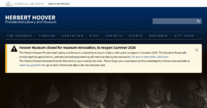 Herbert Hoover Presidential Library Museum 1 300x157