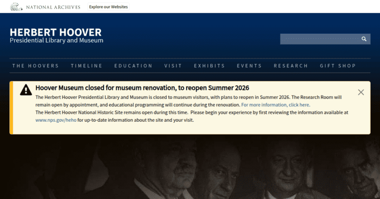 Herbert Hoover Presidential Library Museum 1 768x402
