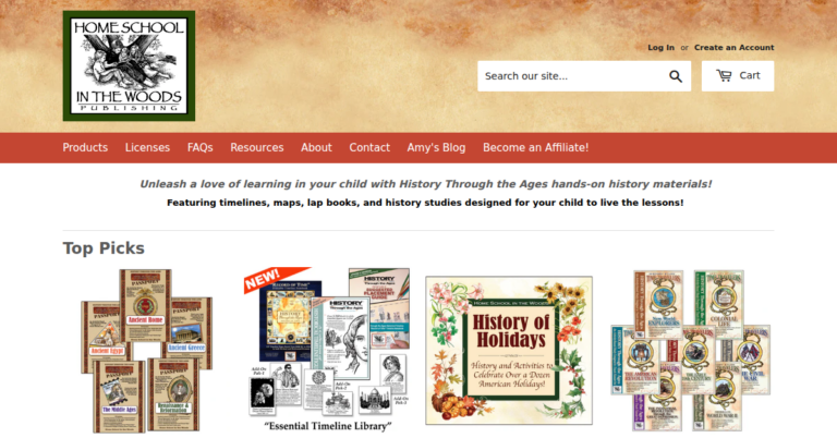 Home School in the Woods Publishing 1 768x402