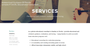 Homeschool Guidance of Florida Lorraine P Smith Educational Consultant 1 300x157