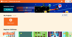 Microsoft MakeCode Arcade 1 300x156