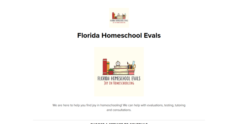 Online Scheduler for Florida Homeschool Evals 1 768x402