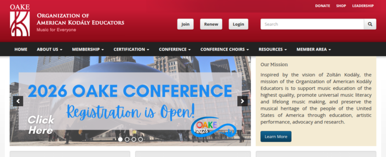 Organization of American Kodaly Educators 1 768x313