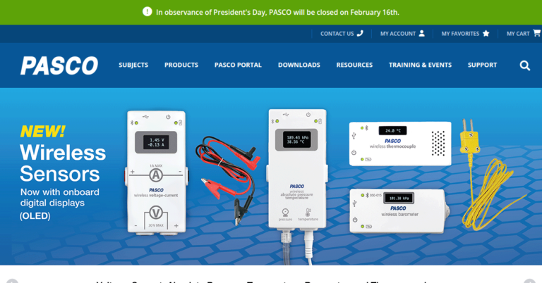 PASCO scientific 1 768x402