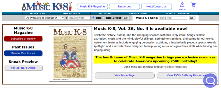 Plank Road Publishings Music K 8 Magazine and Music Teaching Resources 1 768x313