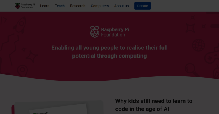 Raspberry Pi Foundation 1 768x402