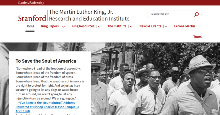 The Martin Luther King Jr Research and Education Institute 1 768x402