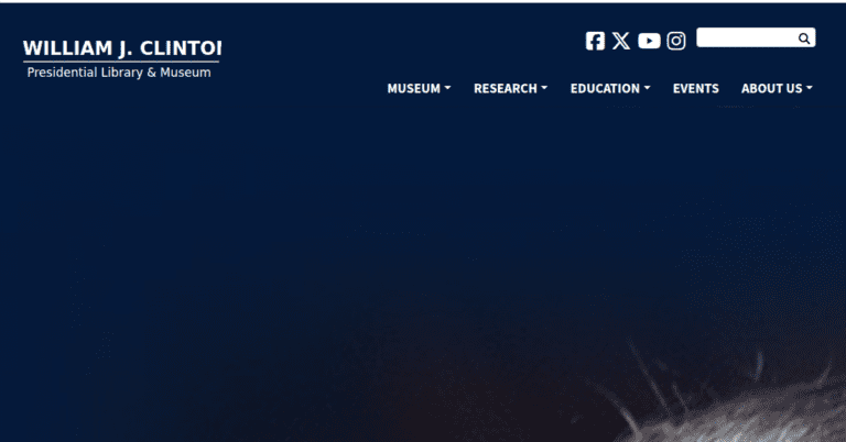 William J Clinton Presidential Library and Museum 1 768x402