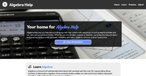 Algebra Help 300x157