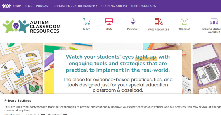 Autism Classroom Resources 1 768x402