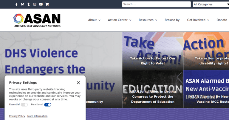 Autistic Self Advocacy Network 1 768x402