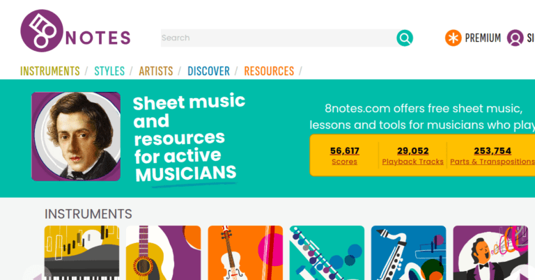 Free sheet music on 8notescom 1 768x402