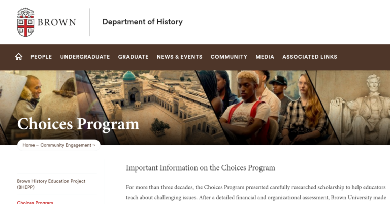 History Brown University 1 768x402