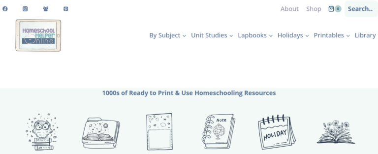 Homeschool Helper Online 1 768x313