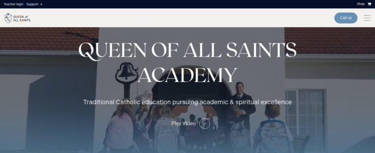 Queen of All Saints Online Academy 1 768x313
