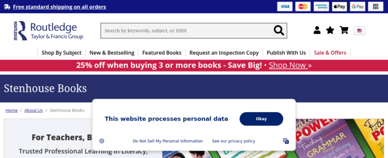 Routledge CRC Press Stenhouse Books 1 768x313