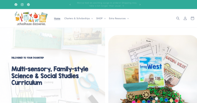 Schoolhouse Discoveries 1 768x402