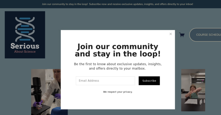 Serious About Science 1 768x402