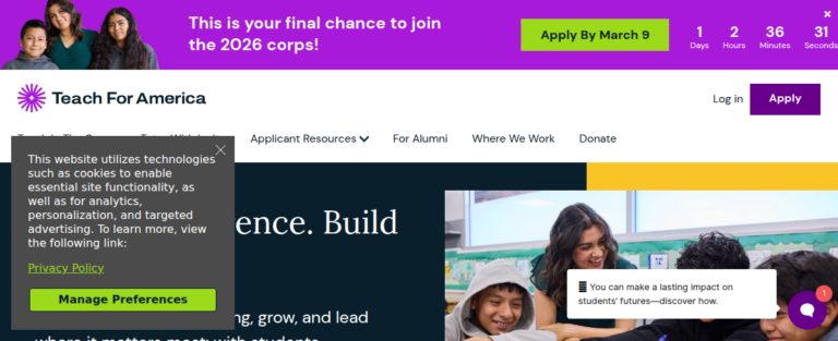 Teach For America 1 768x313