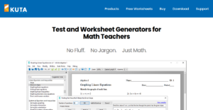 Test and Worksheet Generators for Math Teachers 300x156