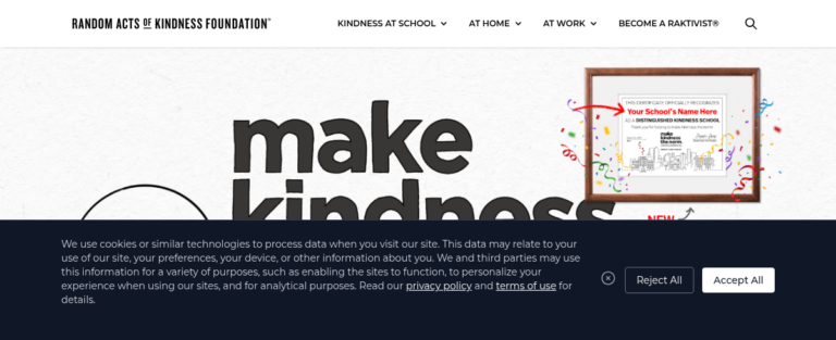 The Random Acts of Kindness Foundation 2 1 768x313