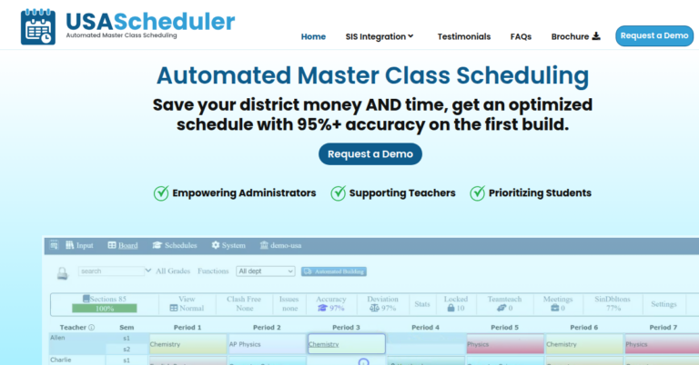 USA Scheduler School Master Schedule Solutions 2 768x402