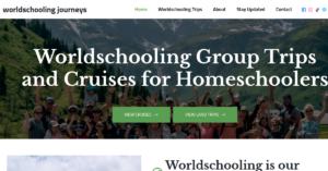Worldschooling Journeys Group Trips and Cruises for Homeschoolers 1 300x157