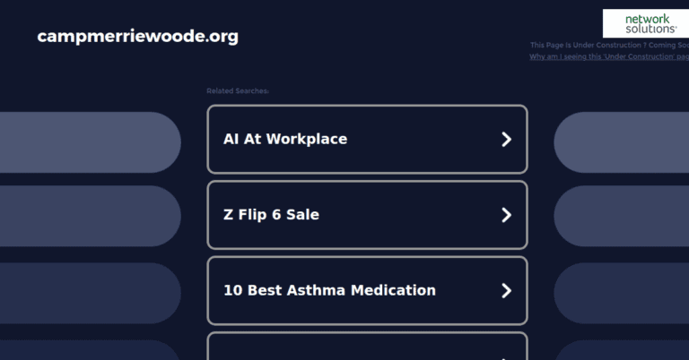 Camp Merrie Wood E 2 768x402