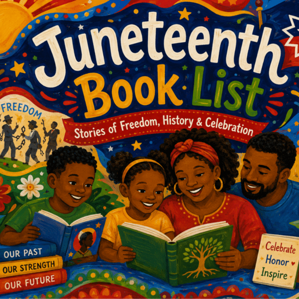 Juneteenth is more than a date on the calendar. It is a story of freedom delayed resilience carried forward and history that deserves to be remembered with care. This book list was curated to he 600x600
